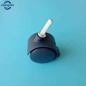 Furniture Swivel Nylon 40mm Fixed Castors With Lock