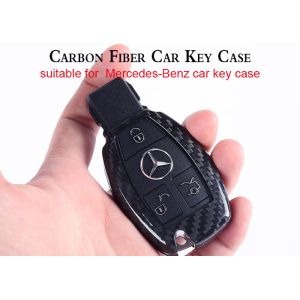 Silky Touching 3k Mercedes Carbon Fiber Key Cover