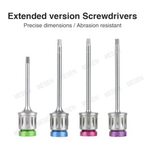 Dental Extended Version Implant Screwdrivers Universal Prosthetic Kit 30mm 37mm