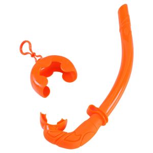Portable Full Silicone Scuba Free Diving Wet Snorkel For Lap Pool