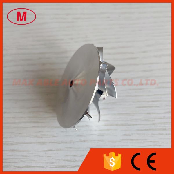 TD03 reverse 36.50/48.00mm 6+6 blades Turbo milling/aluminum 2618/billet compressor wheel
