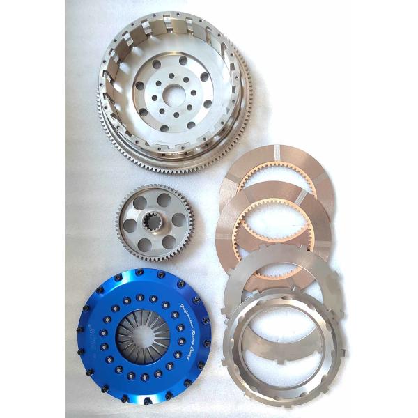 Buy Twin Disc Racing Clutch Kits Fit Toyota 1JZ 24T Dark Blue 215mm Friction Plate at wholesale prices