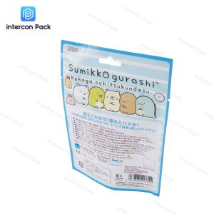 Customized Candy Packaging Bags Stand Up 3 Side Seal Bag With Transparent