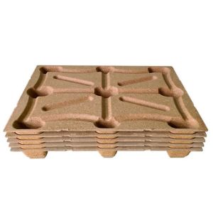 Fumigation Free Molded Wood Pallet Nestable Compressed Wood Pallet