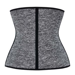 Grey Bodybuilding Waist Trainer OEM 9 Steel Bone Waist Trainer