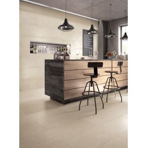 Indoor Ceramic Wall Tiles 24 X 24 Inches , Beige Color Marble Floor Tiles