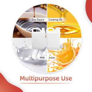 Rectangle Hdpe Plastic Cooking Oil Bottle Food Grade peanut oil bottle