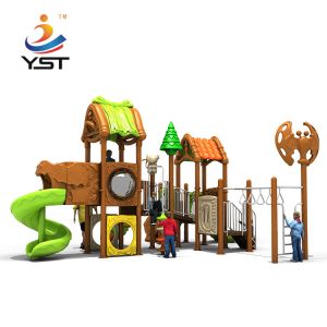 Kindergarten Childrens Plastic Slide , Durable Toddler Swing And Slide Set