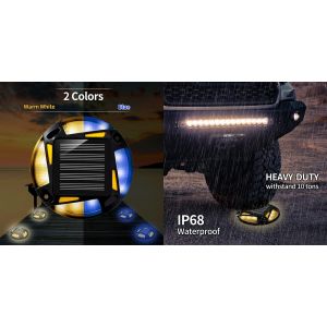 IP67 waterproof solar road studs auxiliary lighting aluminum relective strip