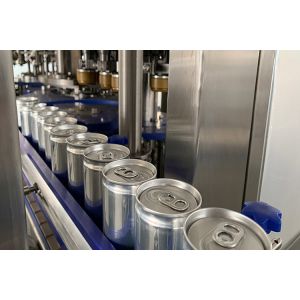 Fully Automatic Beer Soda Canning PLC Monoblock Beverage Filling Machine
