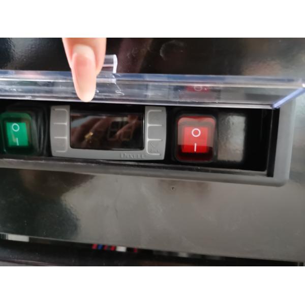 1700L 4 Door Vertical Refrigerator Bottom Mount R290 All Black