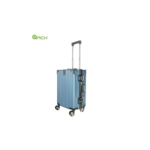 Manufacturer ABS Trolley Hard Sided Luggage with Spinner Wheels and Aluminium