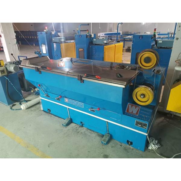 SGS Medium Aluminum Wire Drawing Machine 3 Phase 1800m/Min 21 Dies