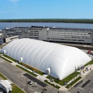 China Large Span Precast Steel Space Frame with Light Assembly for Warehouse Building and 15-21 Days Delivery on sale