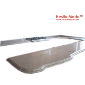 Countertops - Sunset Gold Granite Peninsular Tops - HestiaMade