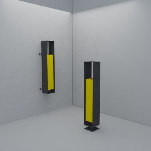 Outdoor Ground Fixing Standing Ashtray Cigarette Bin Butts Dust Bin