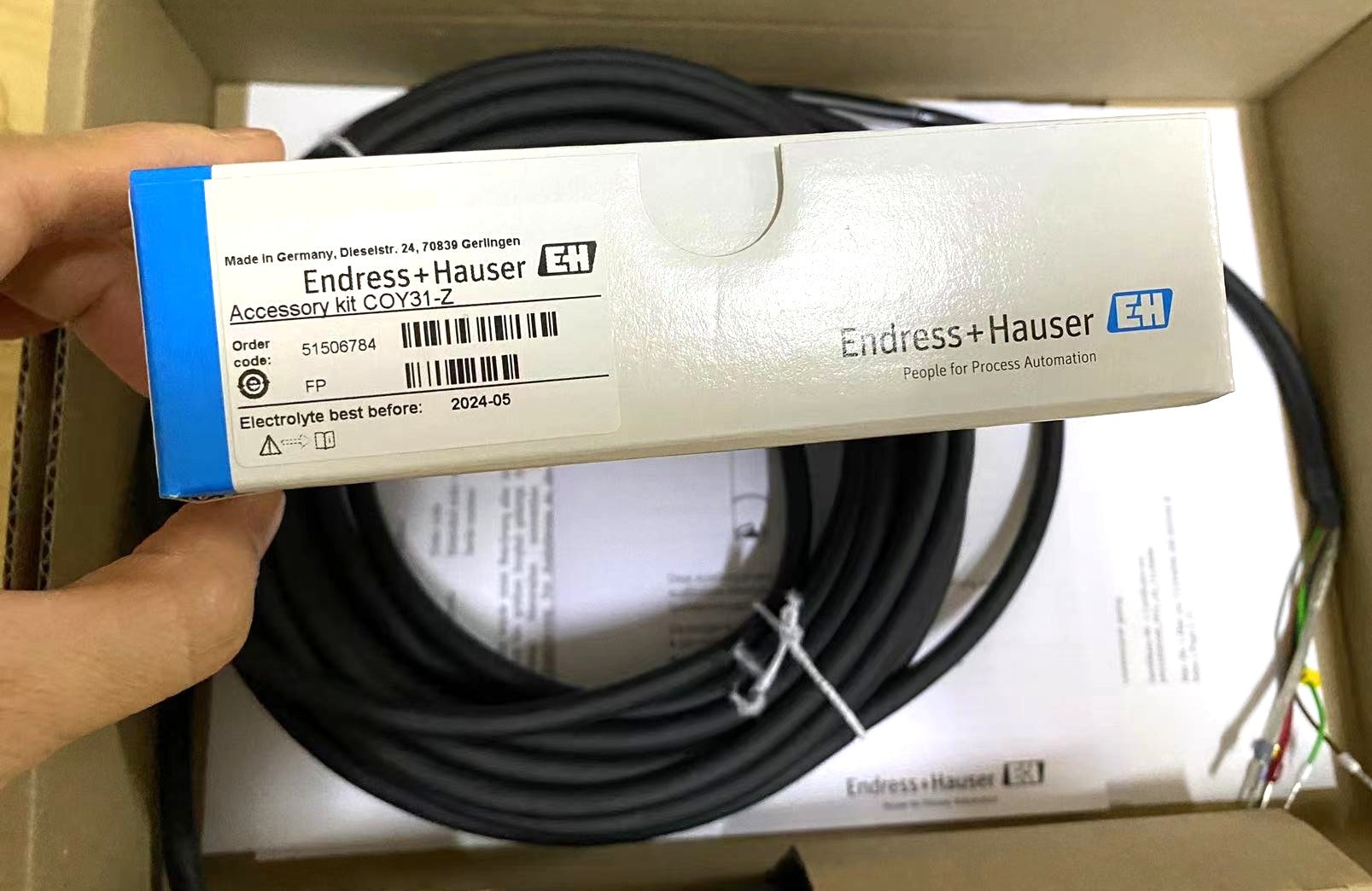 Endress+Hauser Oxymax COS41-4F Dissolved Oxygen Sensor with IP68 Protection High