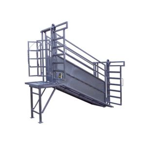 High Tensile Pressed Animal Loading Ramps , Metal Adjustable Loading Ramp