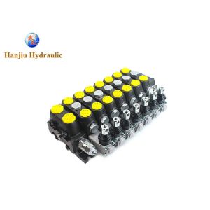 Hydraulic Command 100 Liters DCV100-7 Section Valves For Road Rescue Vehicle