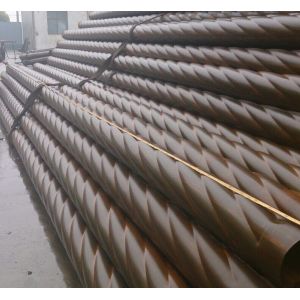 8M double arm twist decorative Q235 Octagonal RED and yellow 60W led module cob