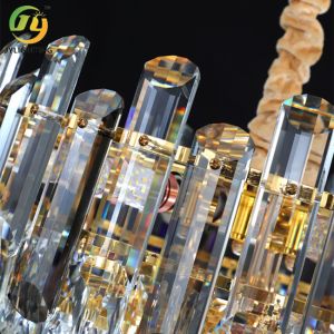 Fancy Lustre Crystal Pendant Light Bedroom Interior H45cm