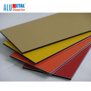 1220x2440mm Brushed PVDF Aluminum Composite Panel Sheet 5mm AA1100