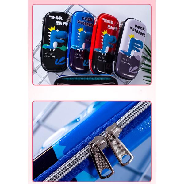 Cute Student Cartoon Stationery Box EVA Custom Logo 3D Anti Drop Pencil Case for Kids