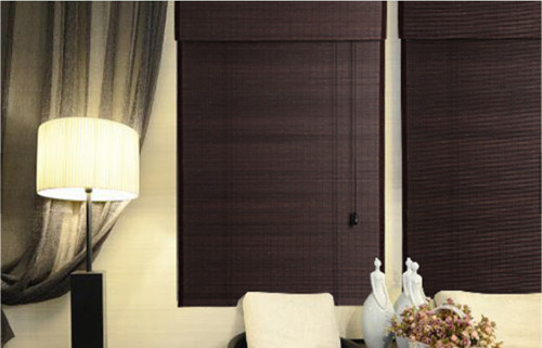 Buy Bamboo Printed 27W 48L Roller  Natural Woven Shade at wholesale prices
