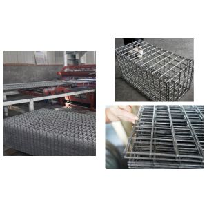 Galvanized Welded Mesh Gabion for Garden Landscape Retaining Wall in Silver