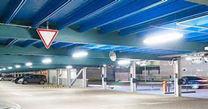 CE RoHS LED Parking Lot Light IP65 Washing Garage 20W 40W 60W 80W