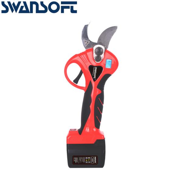 SWANSOFT Electric Pruning Shears With Finger Protection Progressive Cutting