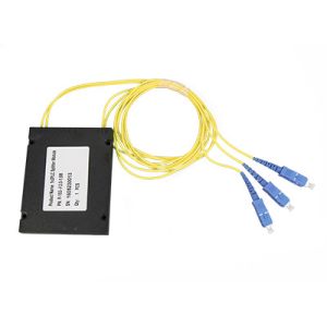 XDK 1x2 Fiber Splitter , ABS Box Type Fiber Optic Plc Splitter