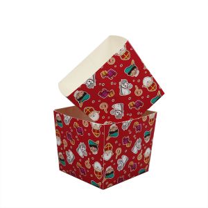 Disposable 300gsm Cupcake Square Paper Baking Cups