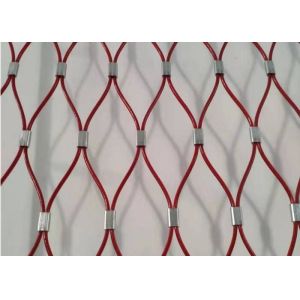 Railing Architectural Wire Rope Mesh 304 Stainless Steel Cable Mesh