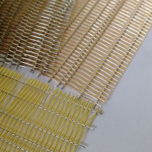 Quality 0.6mm Metal Mesh Laminated Glass , Copper Mesh Glass UV / Weather Resistant for sale