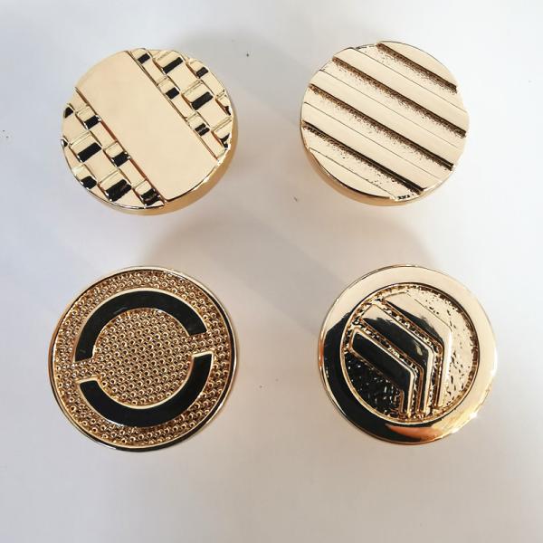 Factory wholesale custom LOGO high quality metal zinc alloy jeans button