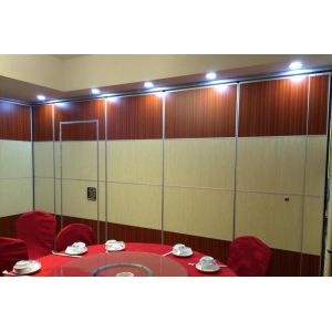 Aluminium Hardware Retractable Sliding Partition Walls For Banquet Hall