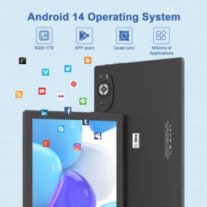 C Idea 10.1 Inch 5G Tablet With Sim Support Keyboard Educational Android Tablet