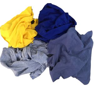 Recycled 35-55cm 10kg Per Bale Tee Shirt Rags