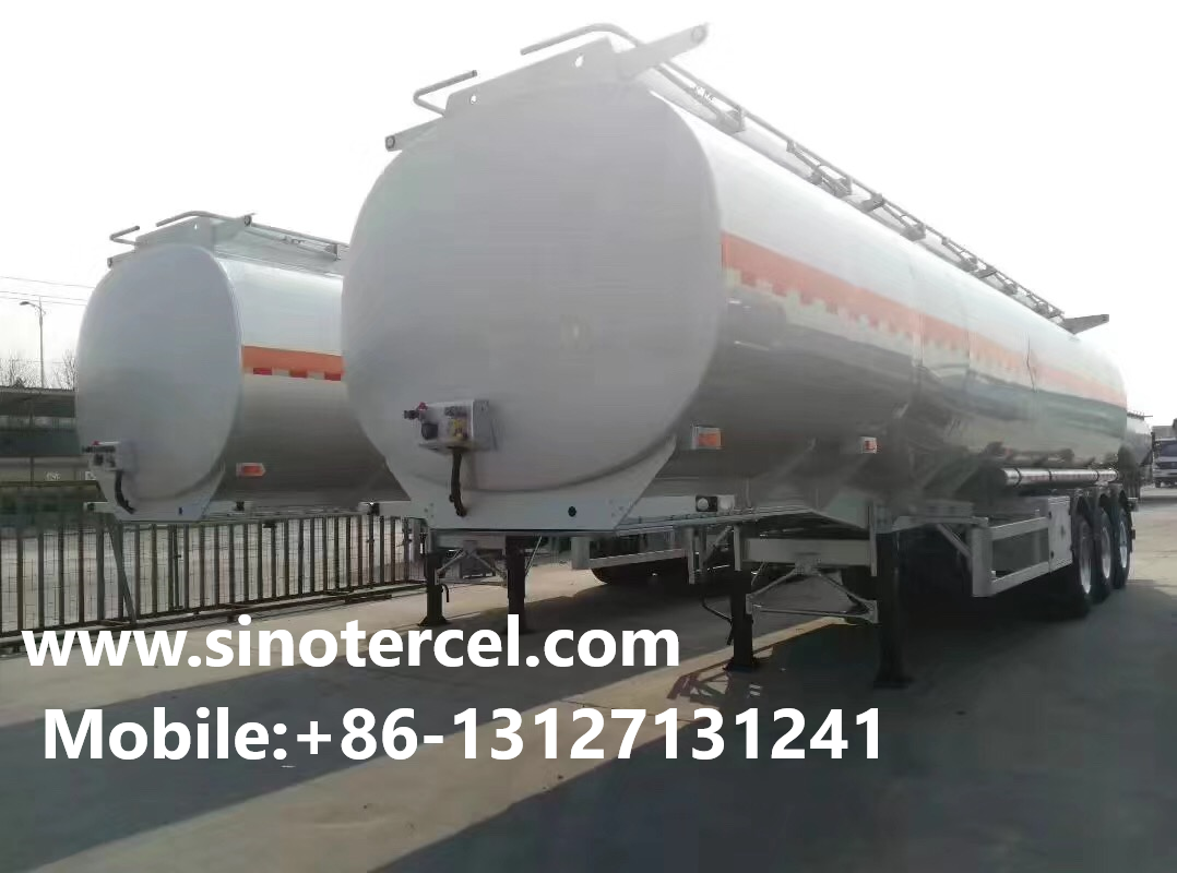 40-50CBM Petroleum Semi Tanker Trailer 3 Axles 5 Compartment