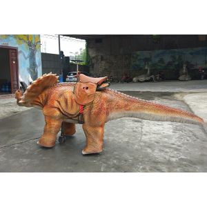 Amusement Park Animatronic Walking Dinosaur Rides For Kids And Adults