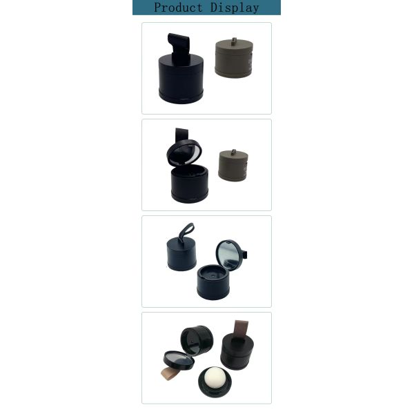 4G Size ABS Material Powder Case with Customized Color Hairline Finish and Mirror Included