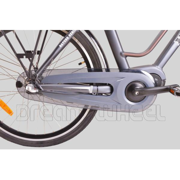 28km/H Electric Urban Bikes 36V 350W Middle Gear Motor Aluminum Frame