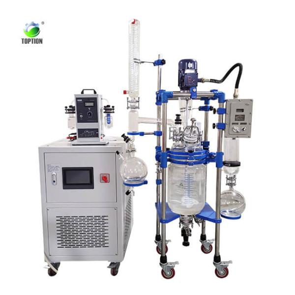 Buy Three Layer Glass Reactor 1L-100L Glass & Stainless Steel Reactor at wholesale prices