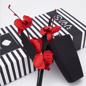 Chinese Orchid Creamic Glass Bottle Reed Diffuser With Natural Rattan Sticks