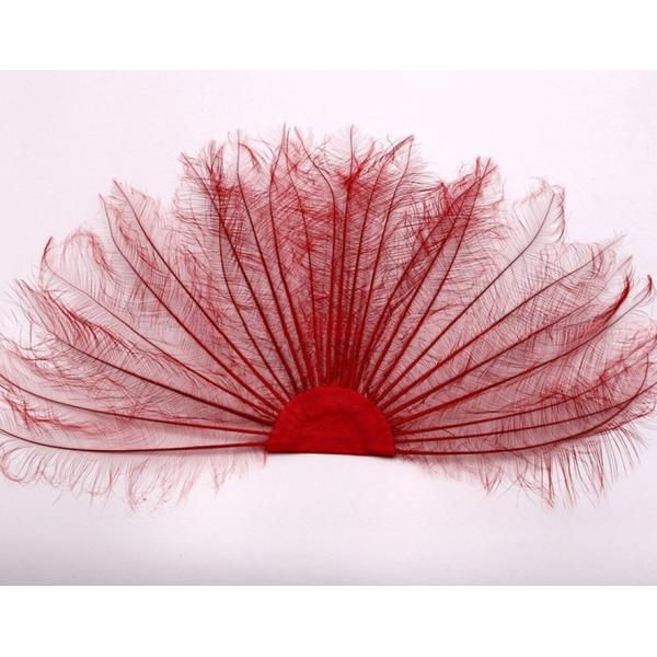 Millinery Supplies Feather Hand Fan Dyed Pattern Shipping DHL UPS FEDEX EMS TNT
