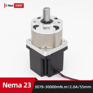 Micro Planetary Nema 23 Gear Stepper Motor with Gearbox Load Range 10.0N.m-32.0N