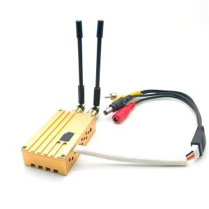 High Power 1.2Ghz 8W LOS UAV / FPV Wireless Video Transmitter and Receiver for