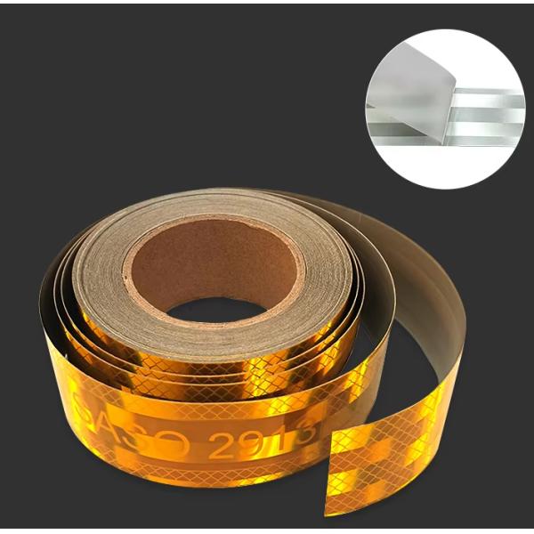High Visilibility Saudi Arabia Market SASO 2913 Reflective Sticker Roll For Car Wheel