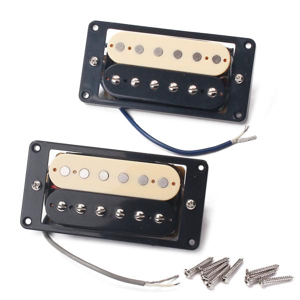Buy Double Coil Pickups Zebra Humbucker Pickup Vintage Magnet LP Guitars Black Cream Cover at wholesale prices